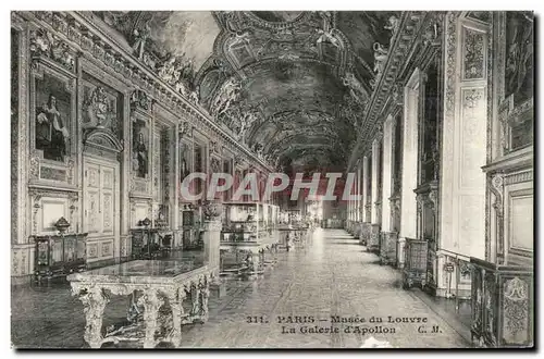 Paris - 1 - Musee du Louvre - Galerie d&#39 Apollon - Cartes postales -