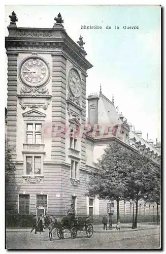 Paris - 7 - Ministre de la Guerre - Cartes postales -