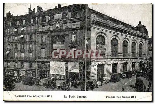 Paris - 10 - Le Petit Journal - Facade Rue Lafayette 61 et Facade Rue Codet 21 Ansichtskarte AK -