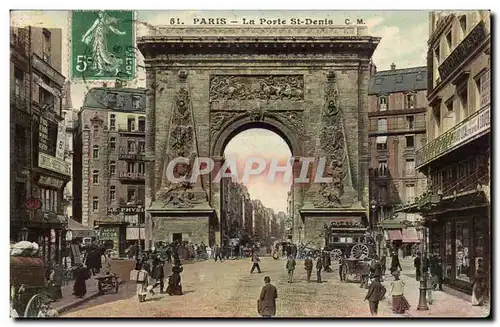 Paris - 10 - La Porte St Denis - Cartes postales