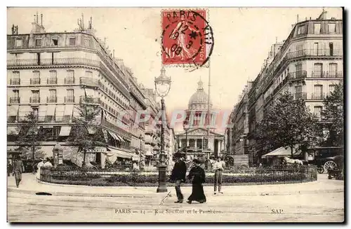 Paris 5 - Rue Soufflot et le Pantheon - - Cartes postales