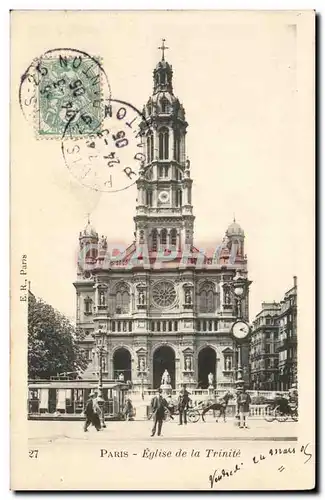 Paris 9 - Eglise de la Trinite - Ansichtskarte AK