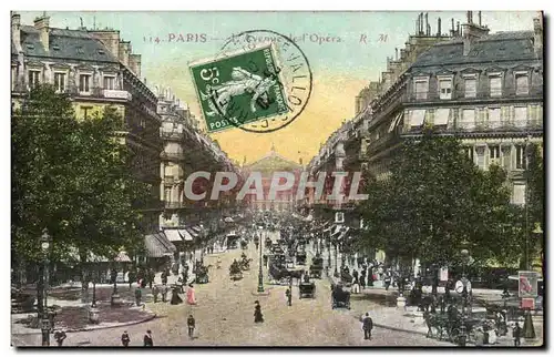 Paris - 8 - L&#39Avenue de l&#39Opera - Cartes postales