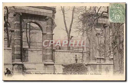 Paris - 1 - Les Tuileries - Ses Squares et Ses Jardin - Ansichtskarte AK