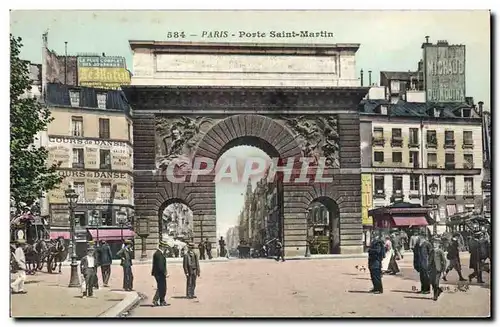 Paris - 10 - Porte Saint Martin - Cartes postales