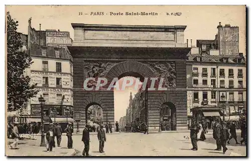 Paris - 10 - Porte Saint Martin Cartes postales