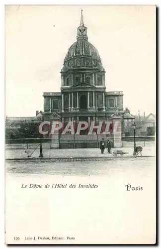 Paris 7 - Le Dome de l&#39Hotel des Invalides Ansichtskarte AK