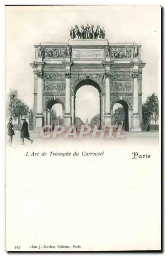 Paris 1 - L&#39Arc de Triomphe du Carrousel Cartes postales