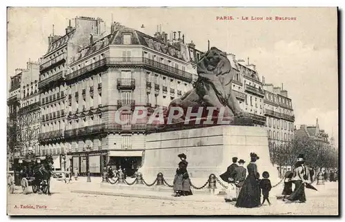 Paris 14 - Le Lion de Belfort - Cartes postales