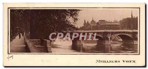 Paris - Souvenir - Meilleur Voeux - Cartes postales