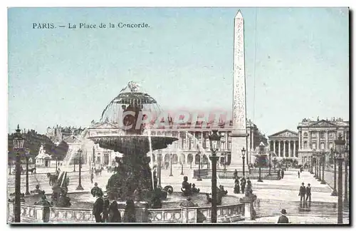 Paris - Place de la Concorde - Cartes postales