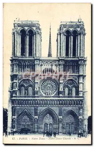 Paris - 4 - Notre Dame - Cartes postales