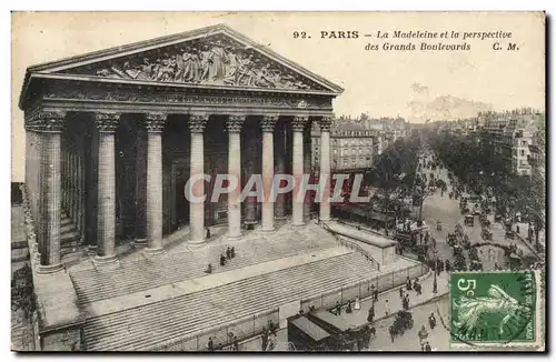 Paris Ansichtskarte AK La Madeleine et la perspective des grands boulevards