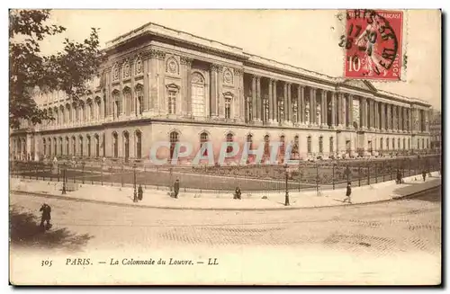 Paris Ansichtskarte AK La colonnade du Louvre