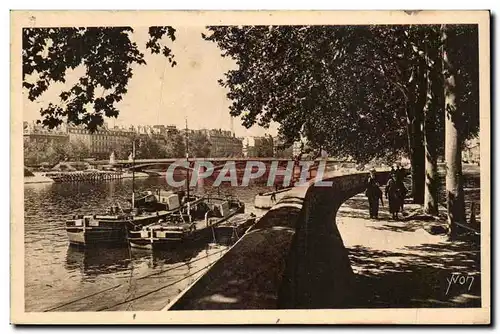 Paris Ansichtskarte AK Bords de la SEine au quai du Louvre