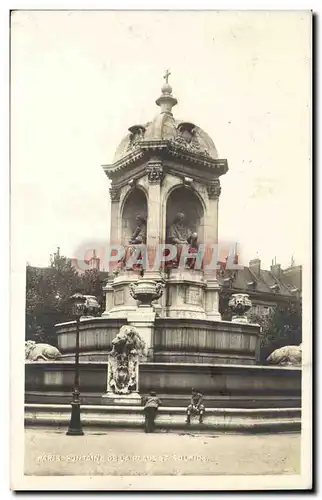 Paris Ansichtskarte AK Fontaine de la place St Sulpice