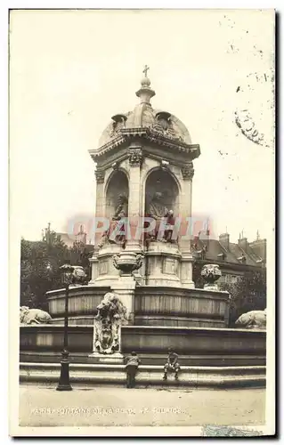 Paris Ansichtskarte AK Fontaine de la place St Sulpice