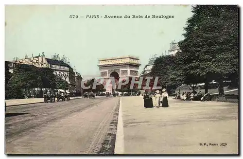 Paris Cartes postales Avenue du Bois de Boulogne