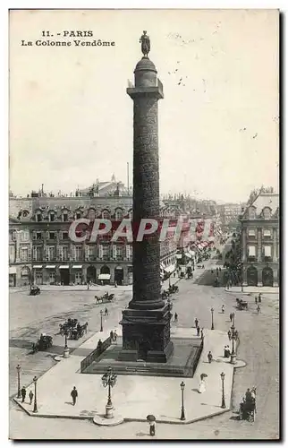 Paris Cartes postales la colonne Vendome