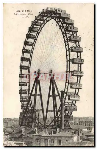 Paris Cartes postales La grande roue