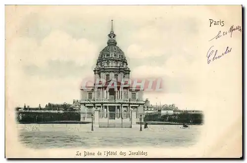 Paris Ansichtskarte AK Le Dome de l&#39hotel des Invalides (dessin en relief !)