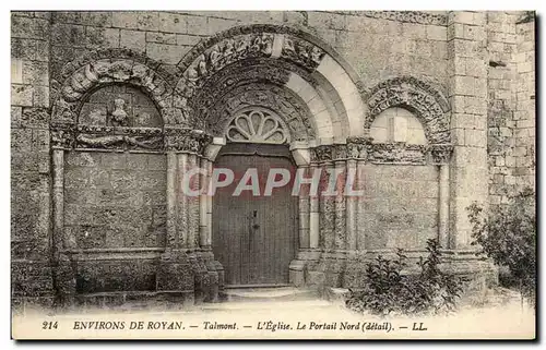 Environs de Royan Ansichtskarte AK L&#39eglise Le portail Talmont