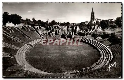 Saintes Cartes postales Les ruines des arenes gallo romaines Vue d&#39ensemble