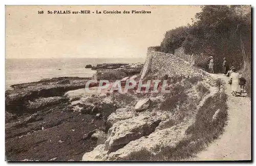 Saint Palais sur mer Cartes postales La corniche des Pierrieres