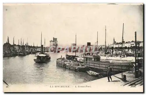 La Rochelle Cartes postales l'avant port (bateaux)
