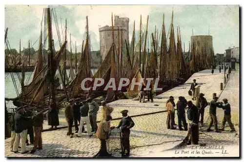 La Rochelle Ansichtskarte AK Le port et les quais (bateaux)