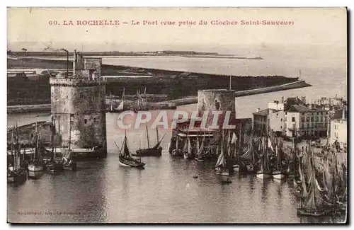 La Rochelle Cartes postales Le port (vue prise du clocher Saint SAuveur)