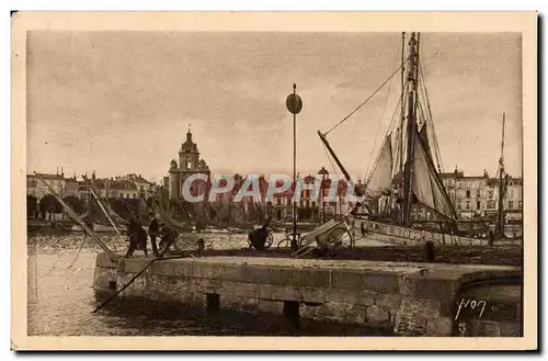 La Rochelle Cartes postales Une vue des quais + publicite Chicorees a la bergere Koka Les plus reputees (cafe)