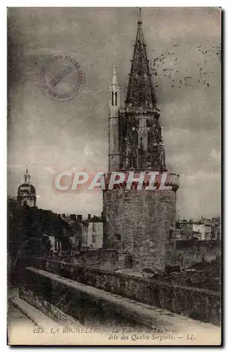 La Rochelle Ansichtskarte AK La tour de la Lanterne dite des quatre sergents