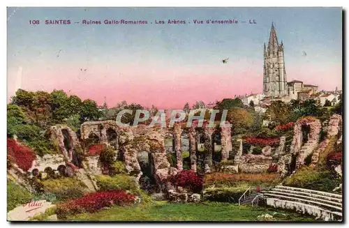 Cartes postales Ruines gallo romaines Les arenes Vue d&#39ensemble