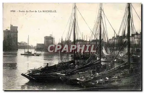 La Rochelle Cartes postales Sortie du port