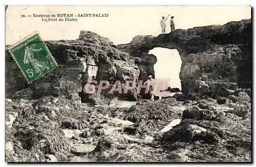 Pontaillac Royan Ansichtskarte AK Saint Palais Le pont du diable