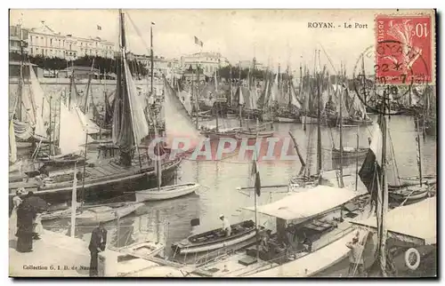 Royan Cartes postales Le port (bateaux)