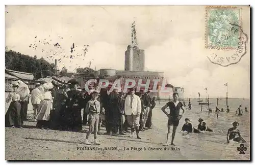 Fouras Cartes postales La plage a l&#39heure du bain