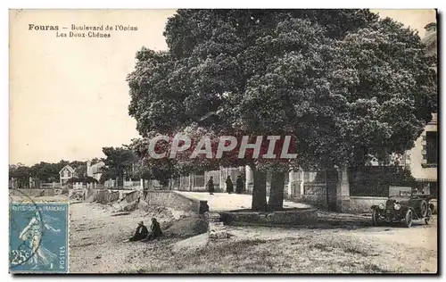 Fouras Ansichtskarte AK Boulevard de l&#39ocean Les deux chenes (arbre)