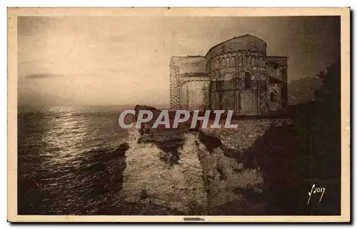 Royan Ansichtskarte AK La vieille eglise de Talmont au soleil couchant