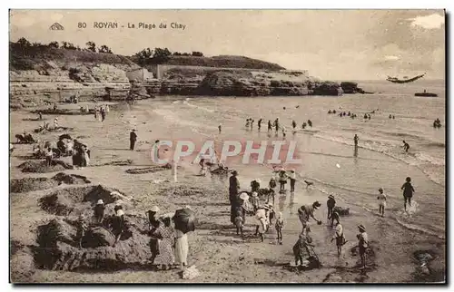 Royan Ansichtskarte AK La plage du Chay