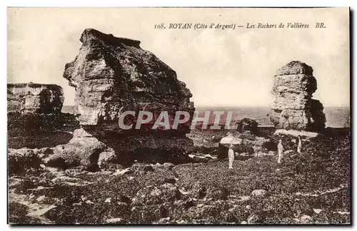 Royan Ansichtskarte AK les rochers de Vallieres