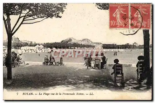 Royan Ansichtskarte AK la plage vue de la promenade Botton