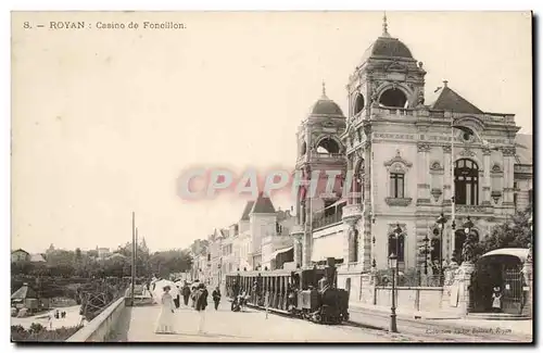 Royan Cartes postales Casino de Foncillon (train)