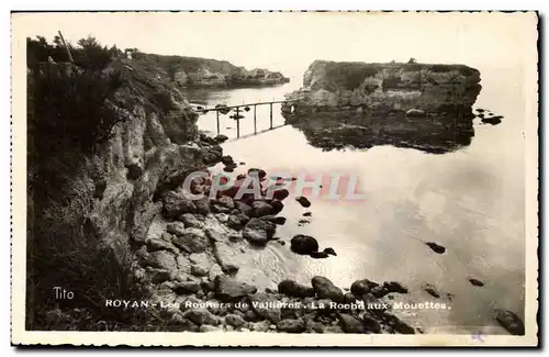 Royan Ansichtskarte AK Les rochers de Vallieres la roche aux mouettes