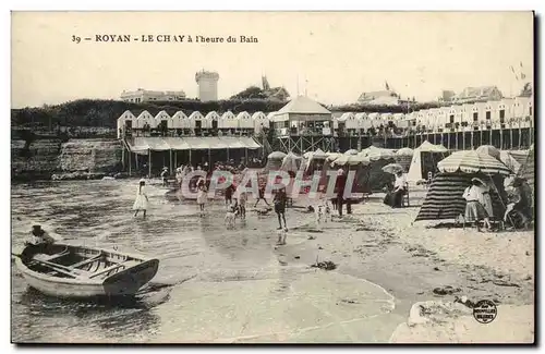 Royan Ansichtskarte AK Le Chay a l&#39heure du bain