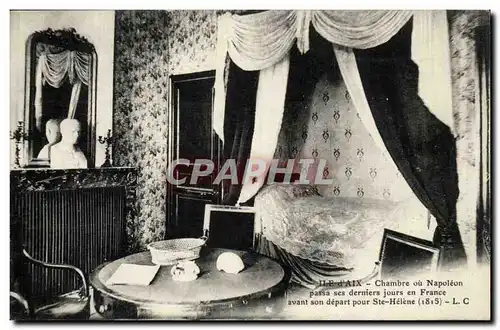 Ile d&#39aix Ansichtskarte AK Chambre ou Napoleon passa ses derniers jours en France avant son depart pour Sainte