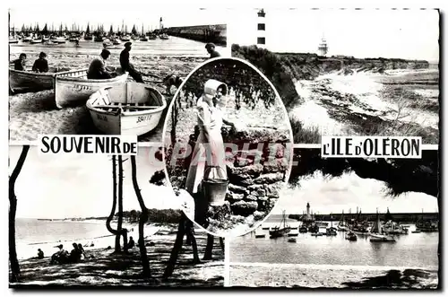 Ile d&#39Oleron - La Cotiniere - Le Port - La Phare Chassiron - Jeane Fille Oleronaise - Cartes postales