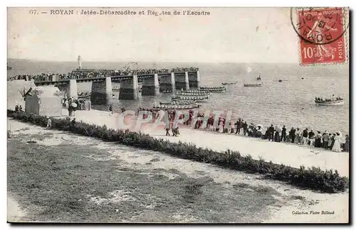 Royan - Jetee Debarcadere et Regates de l&#39Escadre - Cartes postales