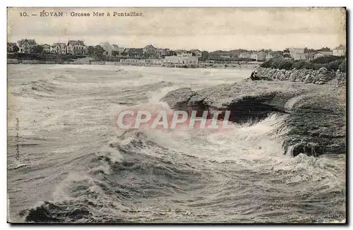 Royan - Grosse Mer a Pontaillao - Cartes postales